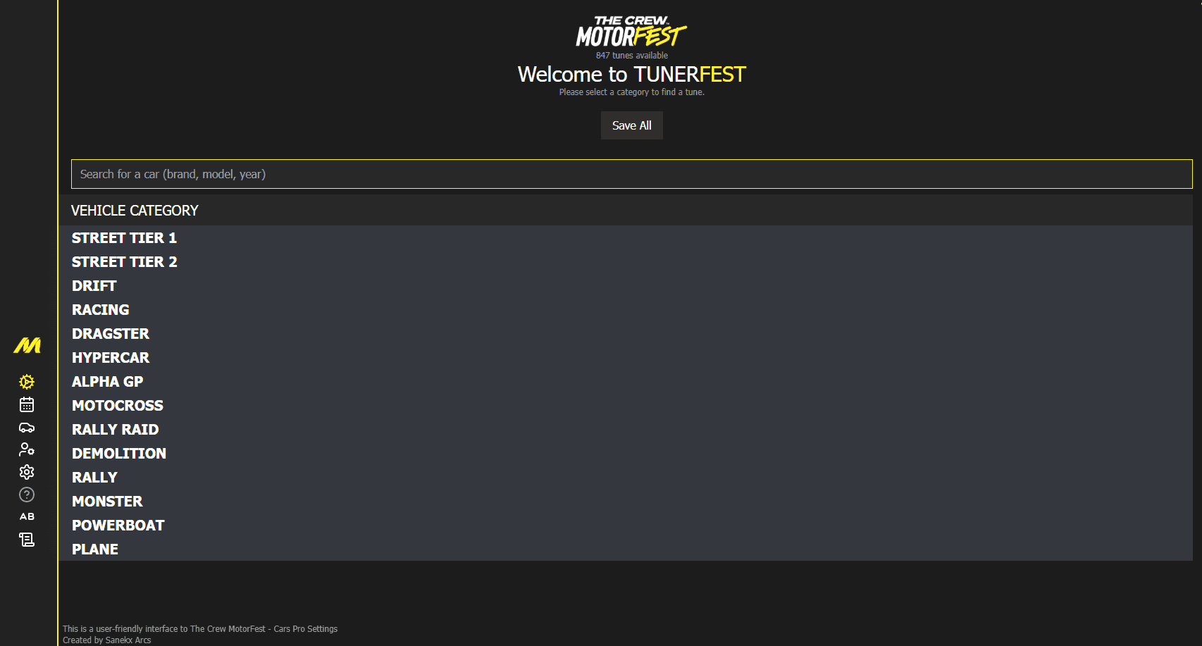 TunerFest alpha screenshot 1